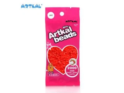 2000 Artkal® MINI A soft 2,6 mm - A62 CARNATION Bügelperlen Perlen Steckperlen