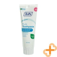 TEPE PURE Toothpaste for Sensitive-Dry Mouth Tasteless No Flavour 75ml 164.00 per litre