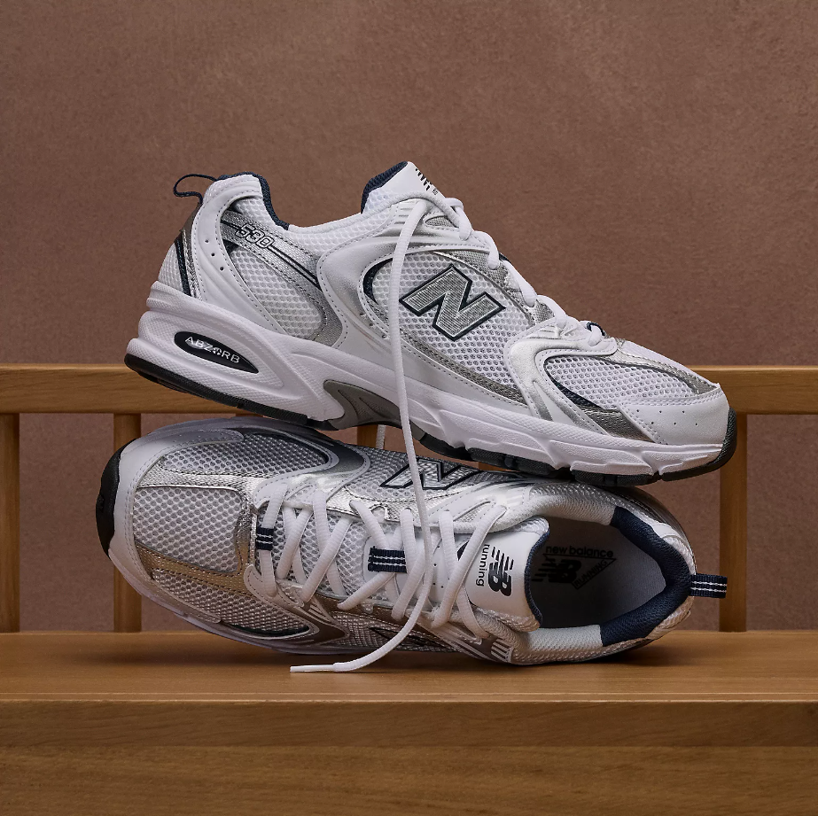 HOT DEALS - NB 530 White with Natural Indigo Sneakers Shoes - Free Delivery