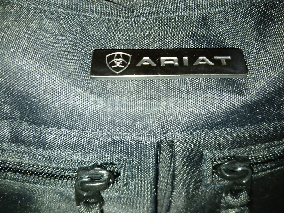 NWOT, 2nd Hand, Previously Owned. Ariat Helmet Riding Duffle Shoulder