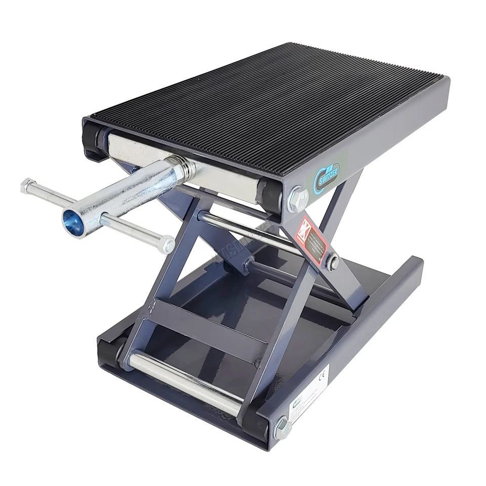 SwitZer Scissor Lift Jack Stand 500KG 1100LB Motorcycle Repair Station Table - Image 2 of 4