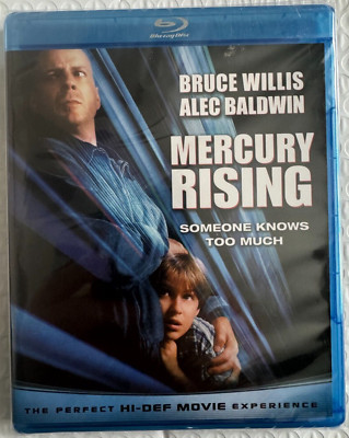 Mercury Rising (Blu-ray, 1998) New & Sealed w/Additional Features