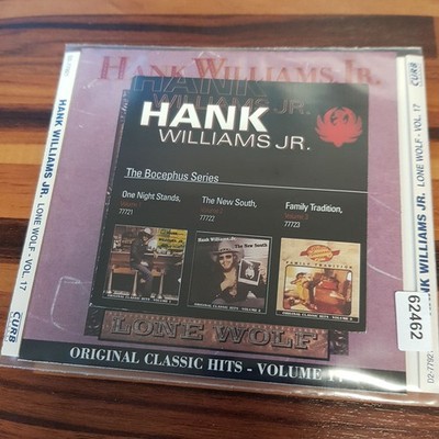 HANK WILLIAMS JR lone wolf VG+/VG+ (CD Album, Country, Curb)
