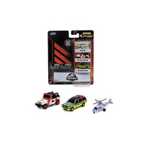 Jada, Jurassic Park 3-Pack A Nano Cars