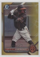 2022 Bowman Draft Chrome Gold Refractor 37/50 Ryan Reckley #BDC-108 n1u