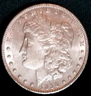 1896 U.S.  Morgan Silver Dollar Coin #928