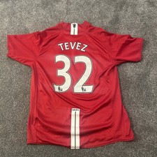 Nike Manchester United 2007-2009 Maglia Home Uomo Medium Tevez 32 leggi