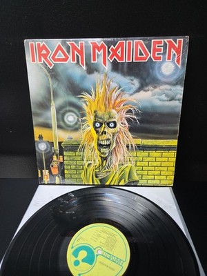 Iron Maiden Self Titled Lp Vinyl OG 1st 1980 Press W/Shrink EX/EX