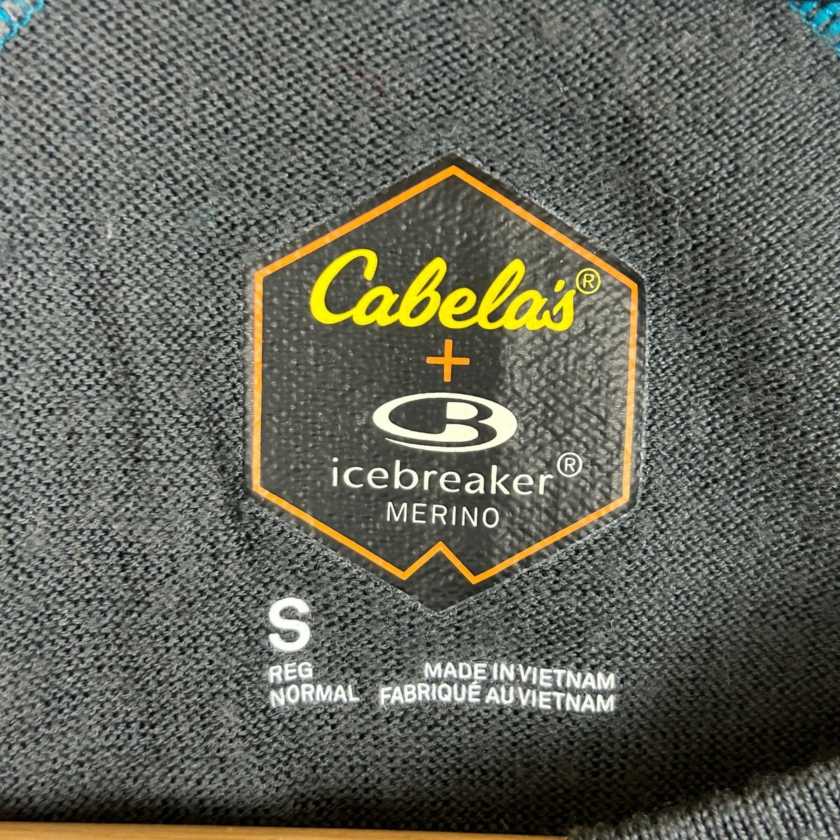 Icebreaker x Cabela's Merino Wool Long Sleeve Base Layer Shirt Women's Size S View 5