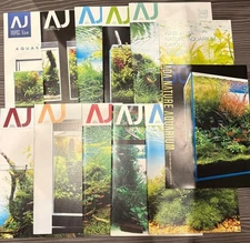 ADA Aqua Design Amano AJ Aqua Journal Vol. 334, 345-352, 354 set of 10 books