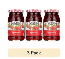 3 pack, Smuckers Strawberry Preserves, 18 Oun...