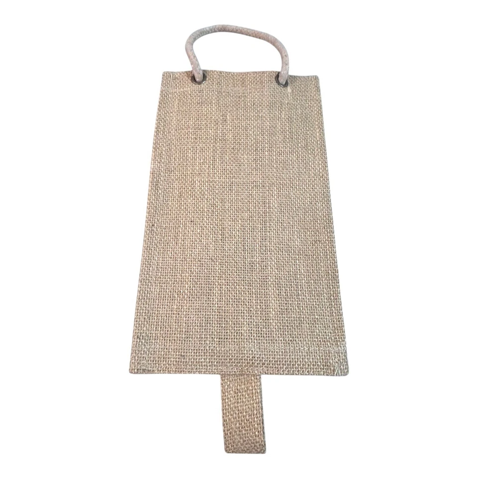 Bernardus Lodge & Spa Suporte para Garrafa de Vinho de Juta Bolsa de Presente Festa de Degustação Marrom - Imagem 3 de 4