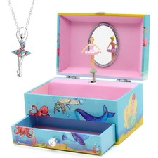 Musical Jewelry Box 5" Ballerina for Girls - Bedroom Decor Gift