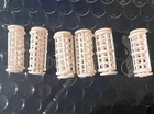 Vintage Tressy Doll Pink Plastic Hair Curlers (5 ct)