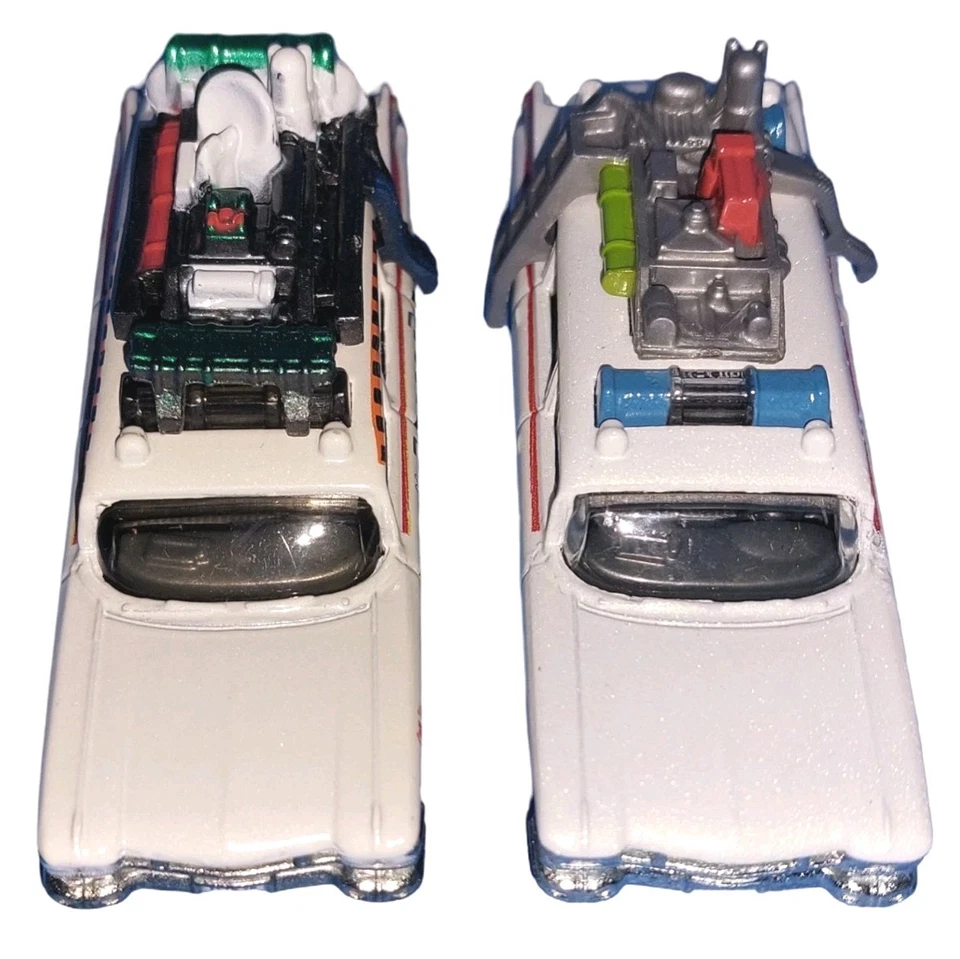 Hot Wheels Ghostbuster 1959 Cadillac Meteor Ambulance (2009) ECTO 1A (2014) Lot - Image 3 of 4