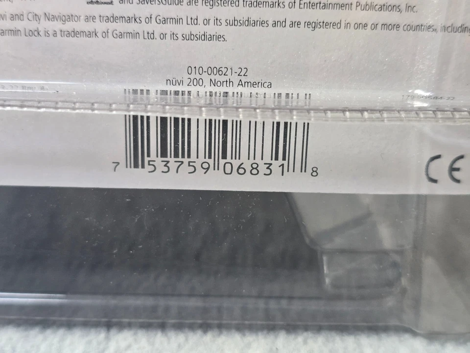 New Garmin Nuvi 200 GPS 3.5" Touchscreen - Still Sealed In Plastic Clam Shell - Image 4 of 4