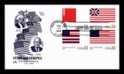 DR JIM STAMPS US COVER STARS AND STRIPES FIRST DAY ISSUE SETENANT ARTCRAFT