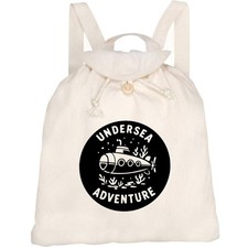 'Undersea Adventure Submarine' Canvas Rucksack / Backpack (RK00041485)