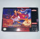 Super Nintendo SNES Disney's Aladdin Capcom CIB Complete + Manual + Box