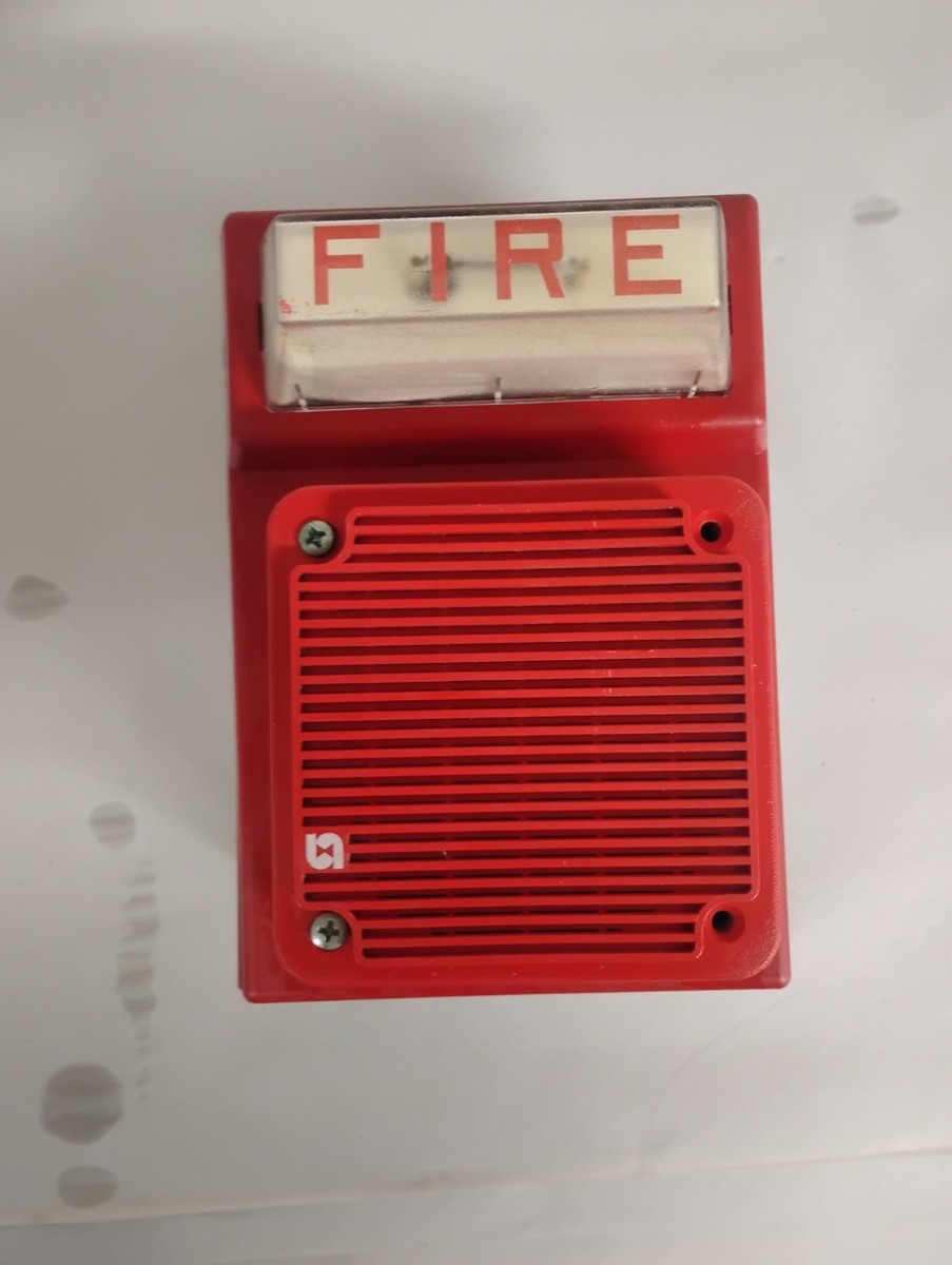 Vintage Simplex 4903-9101+2902-9732 Fire Alarm Horn/Strobe