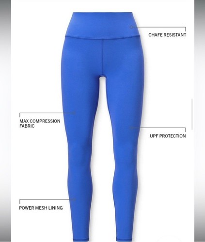 Fabletics High-Waisted Powerhold 7/8 Legging | Onyx Smudge | XS - Picture 6 of 8