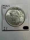 1925-S Peace Silver Dollar AU/UNC Tough Date