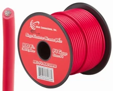 14 GA 100 FT Roll Red Stranded Spool of CCA Primary Power Ground Wire Cable
