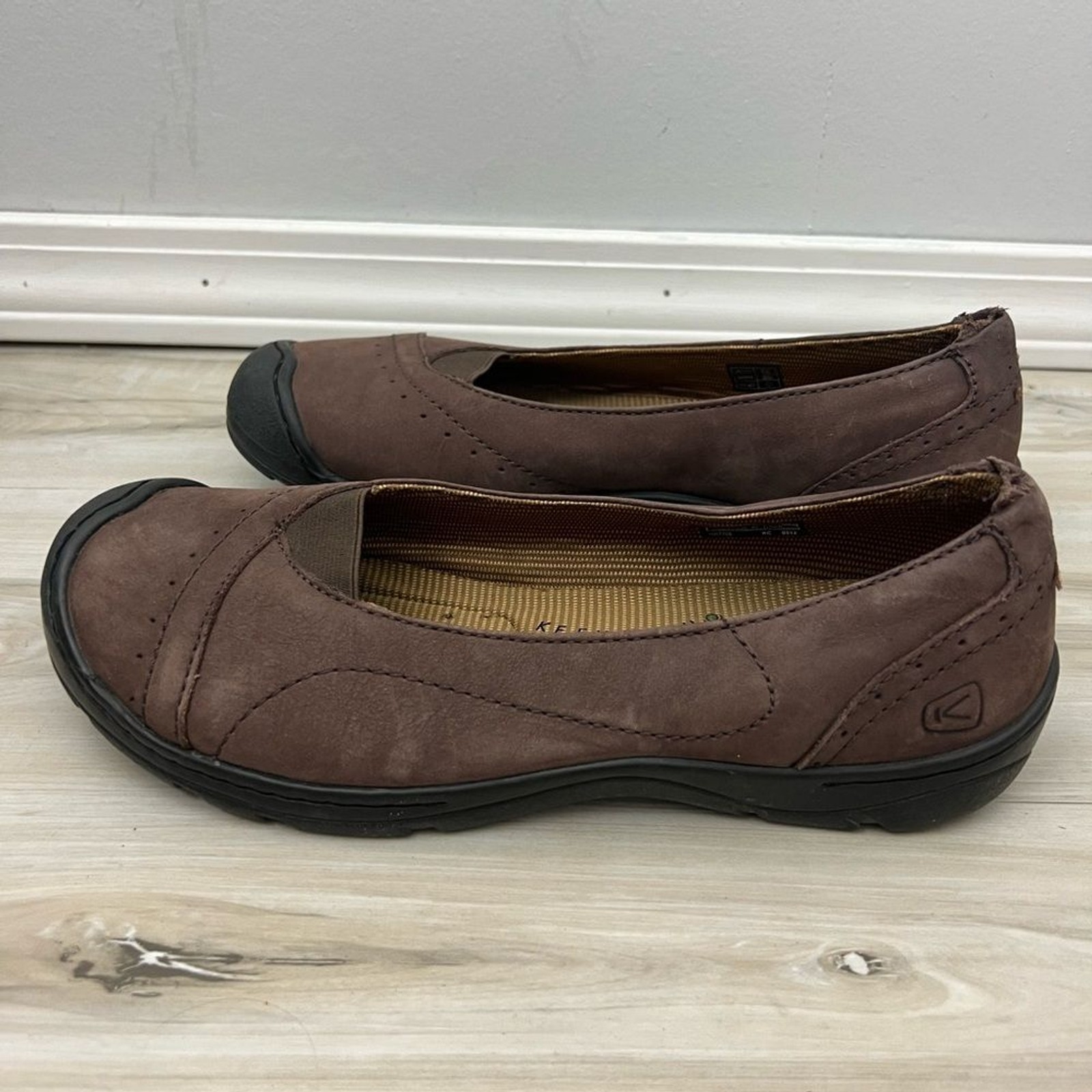 Ballerine Keen Cush marroni casual slip on donna taglia 10