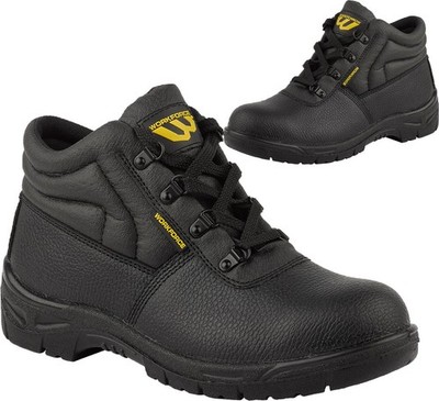 Vanshika Workwear Chukka Sicherheitsstiefel Herren Leder Stahlkappe Lager Jobs