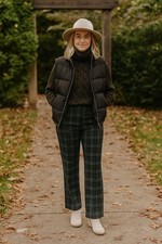 Sag Harbor Vintage Navy Plaid Pants Women s Size 8P