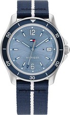 Tommy Hilfiger 1782511 orologio analogico al quarzo donna bracciale tessuto data quarzo