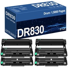 4PK DR830 Drum Unit Replacement for Brother MFC-L2900DW MFC-L2980DW HL-L2465DW