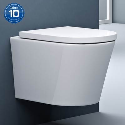 Spülrandlos Toilette spülrandloses Wand-WC Hänge-WC Softclose WC-Sitz A108-neu