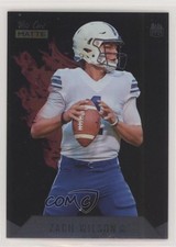 2021 MATTE Rookie Heat Blaster Box Black Foil - Red Flames Zach Wilson 07rd