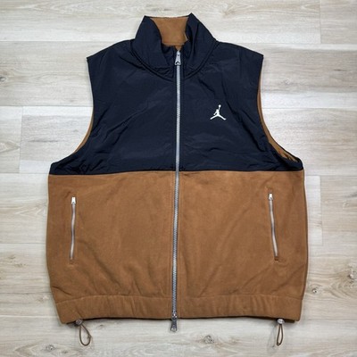 Air Jordan Essentials Winter Vest -Brown/Black- FD8628-281 Men's Size XXL