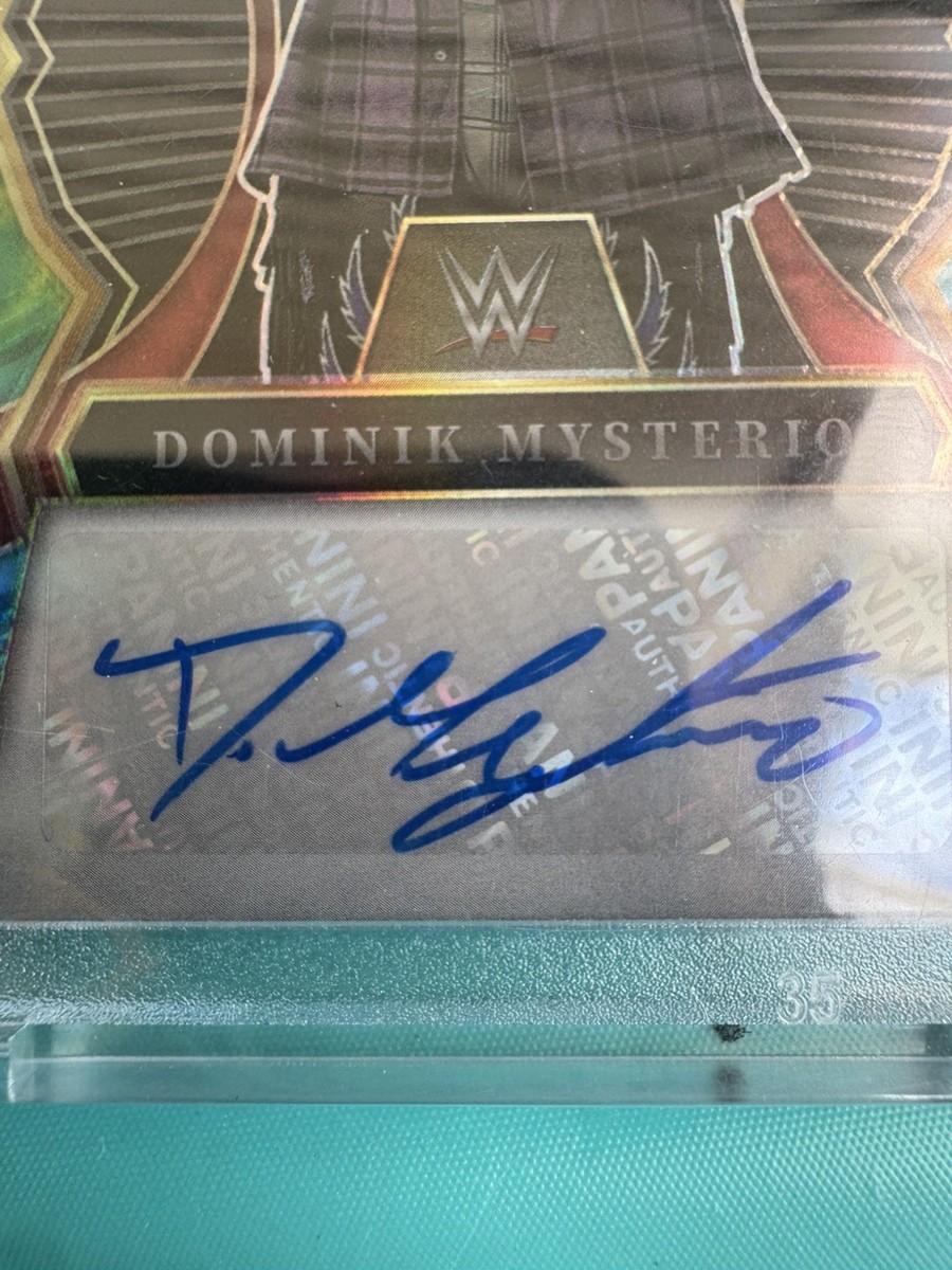 WWE Panini Select 2023 Dominik Mysterio Auto Tie-Dye /25 AUTO