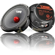 2 Pack DS18 8" Inch Midrange Loudspeaker 580 Watt Max Bullet 4 Ohm PRO-GM8.4B
