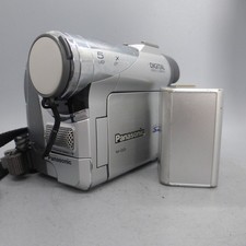 Panasonic NV-GS5 Handheld MiniDV Cassette Camcorder Silver Tested