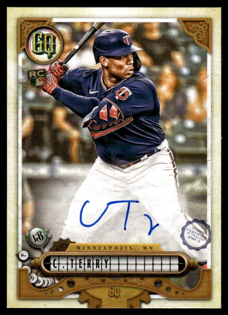 2022 Topps Gypsy Queen Autographs Curtis Terry Auto Minnesota Twins #GQA-CT