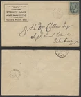 1905 Steamers Stoney Lake and Majestic Youngs Point ONT Cover to Peterboro