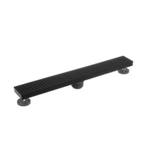 Designline 24 In. Stainless Steel Linear Shower Drain with Square Pattern Drain