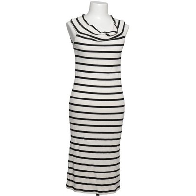 C&A, Maxikleid, Größe: S, Weiß/Schwarz, Elasthan/Polyester/Viskose #EQP