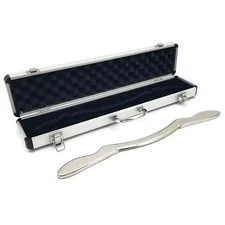 NEW! ROYAL MASSAGE STAINLESS STEEL GUA SHA MASSAGE SCRAPING TOOL SET - LONG BAR