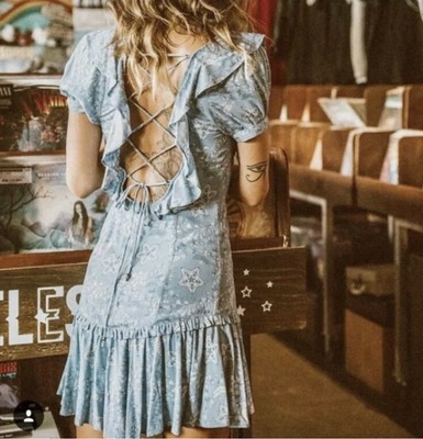 spell celestial mini dress