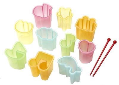 Japanese Bento Deco Ham Cheese Vegetable Cutter Set #7419 S-3727