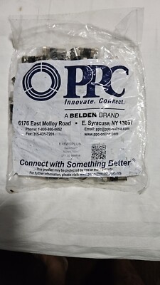 PPC Signal Tigh Plus Universal Coaxial Connector RG 6 ( 50 PACK ) ACUA PROTECTED