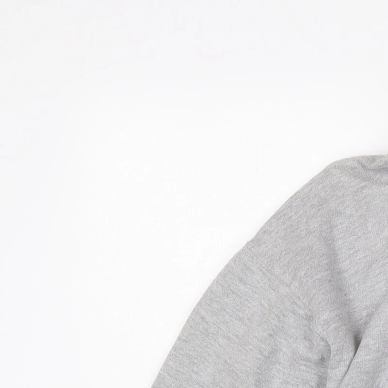 VETEMENTS Felpa con cappuccio pullover uomo U.S Apparel grigio cotone taglia M