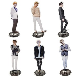 Kpop Bangtan Boys BTS Character Stand Plates Display Double Side