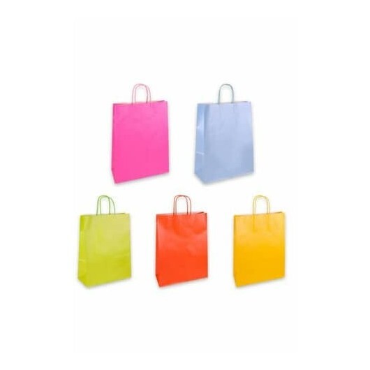 Borsa shopper Florio Carta perlata colori perlati assortiti - formato 36x12x41 -