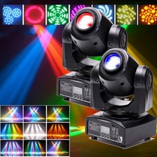 2Pack 120W LED Moving Head Light 8Gobo Spotlight Disco Club Party Stage lighting